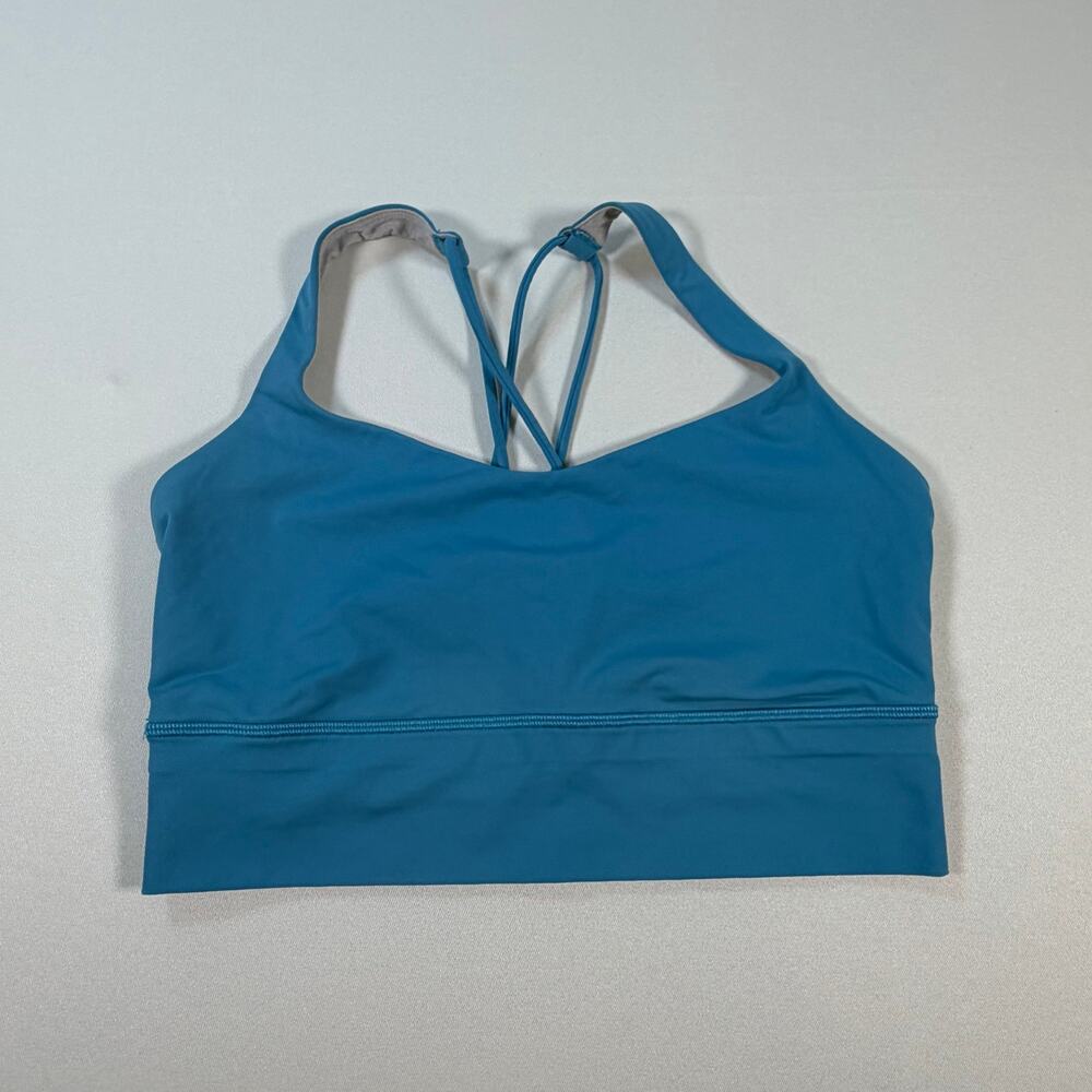 Lululemon Longline Bra excellent condition blue size 8